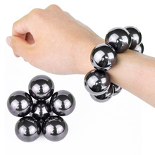 强磁椭圆形减压橄榄球铁氧体磁石保健按摩磁铁对战棋玩具磁珠