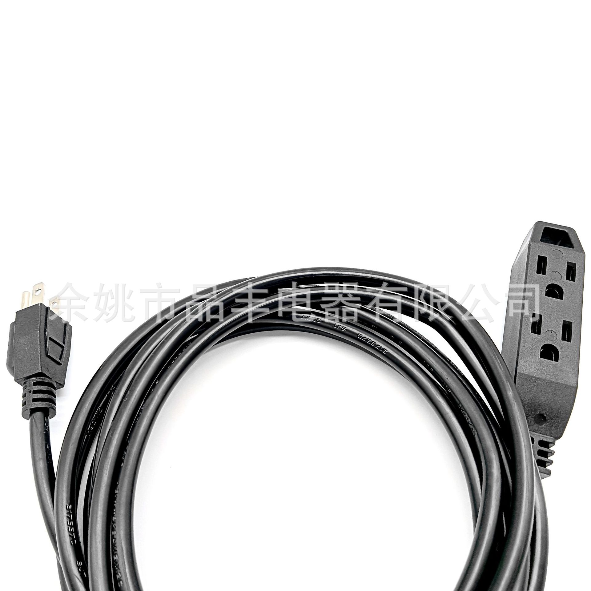 美国延长线 美标插线板 美式三芯9孔延长线插线板 美标电源线