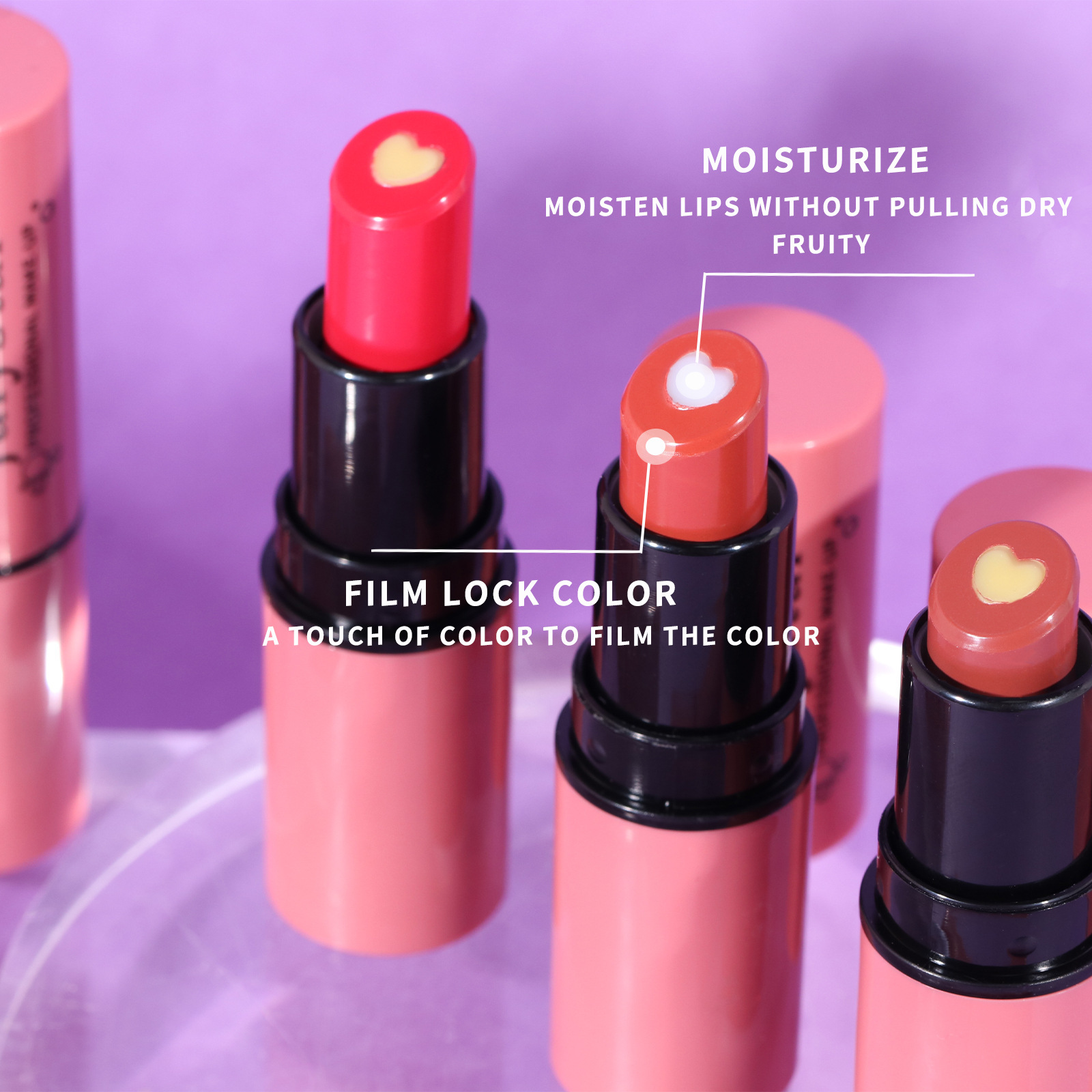 Amazon Lip Makeup Fruit-flavored matte Sandwich lipstick undefined