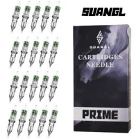 20PCS смешанный одноразовый татуировочный игла круглый подкладка 1203 5 7 9 RL/RS с пленкой безопасности шприц