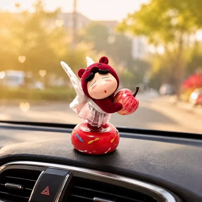 Car ornaments: Butt, Crayon Shin-Chan, Creative and - apple-angel-crayon-shin-chan-in-red