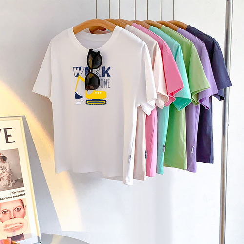 Children's T-shirt Short-sleeved Boys and Girls Half-sleeve Base Shirt Summer Thin Pure Cotton Top New Children's Short-sleeve T-shirt