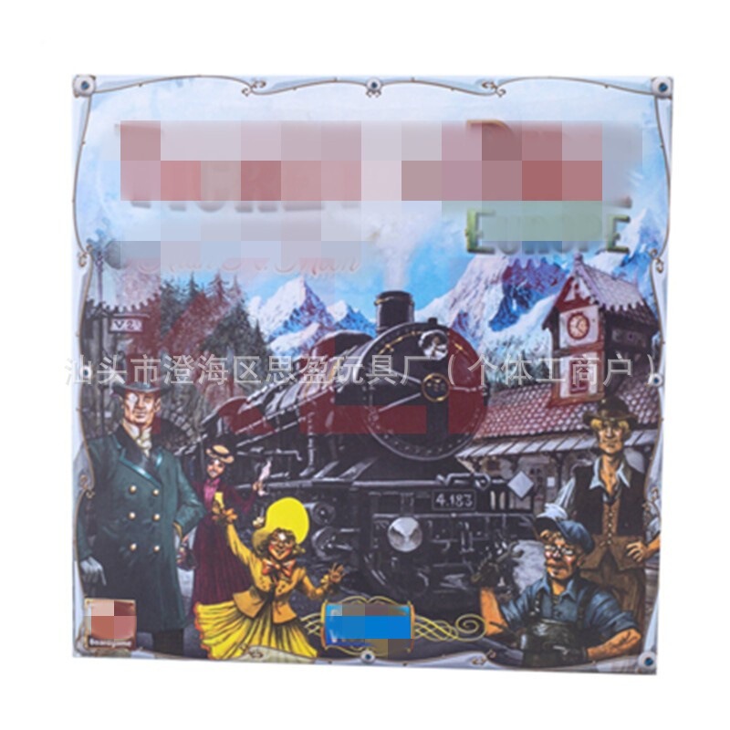 Cross-Border English European Ticket Journey Card Game American Version Railway Ticket Leisure Toy Cross-Border English European Ticket Journey Card Game American Version Railway Ticket Leisure Toy