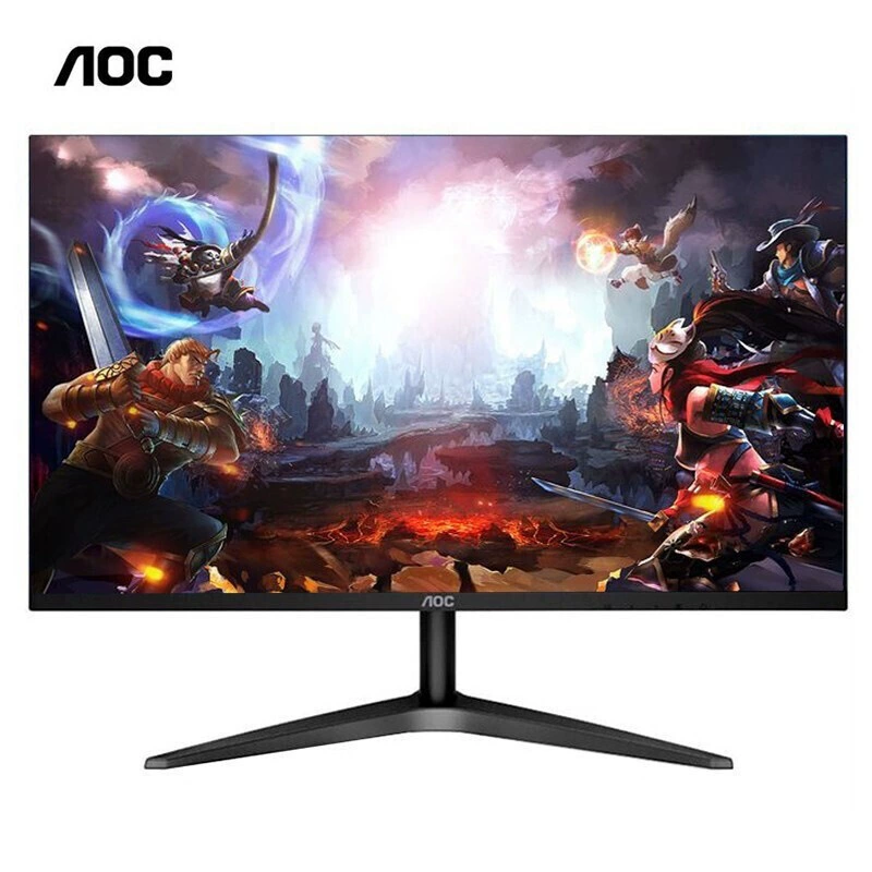 Монитор AOC 24B1 23.6 дюйма Full HD с узкими рамками, комфорт для глаз, без мерцания, для бизнеса, офиса, игр и развлечений