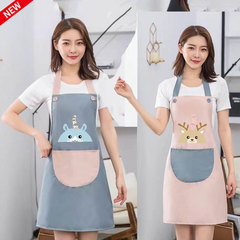 Kitchen apron for home use, waterproof and oilproof, cute workwear cover-up for women, 2022 new style, trending waist apron for summer