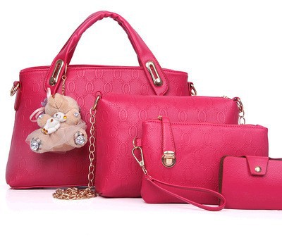 All Seasons Season Women'S Gender Streetwear Style Women's Large All Seasons Pu Leather Streetwear Bag Sets