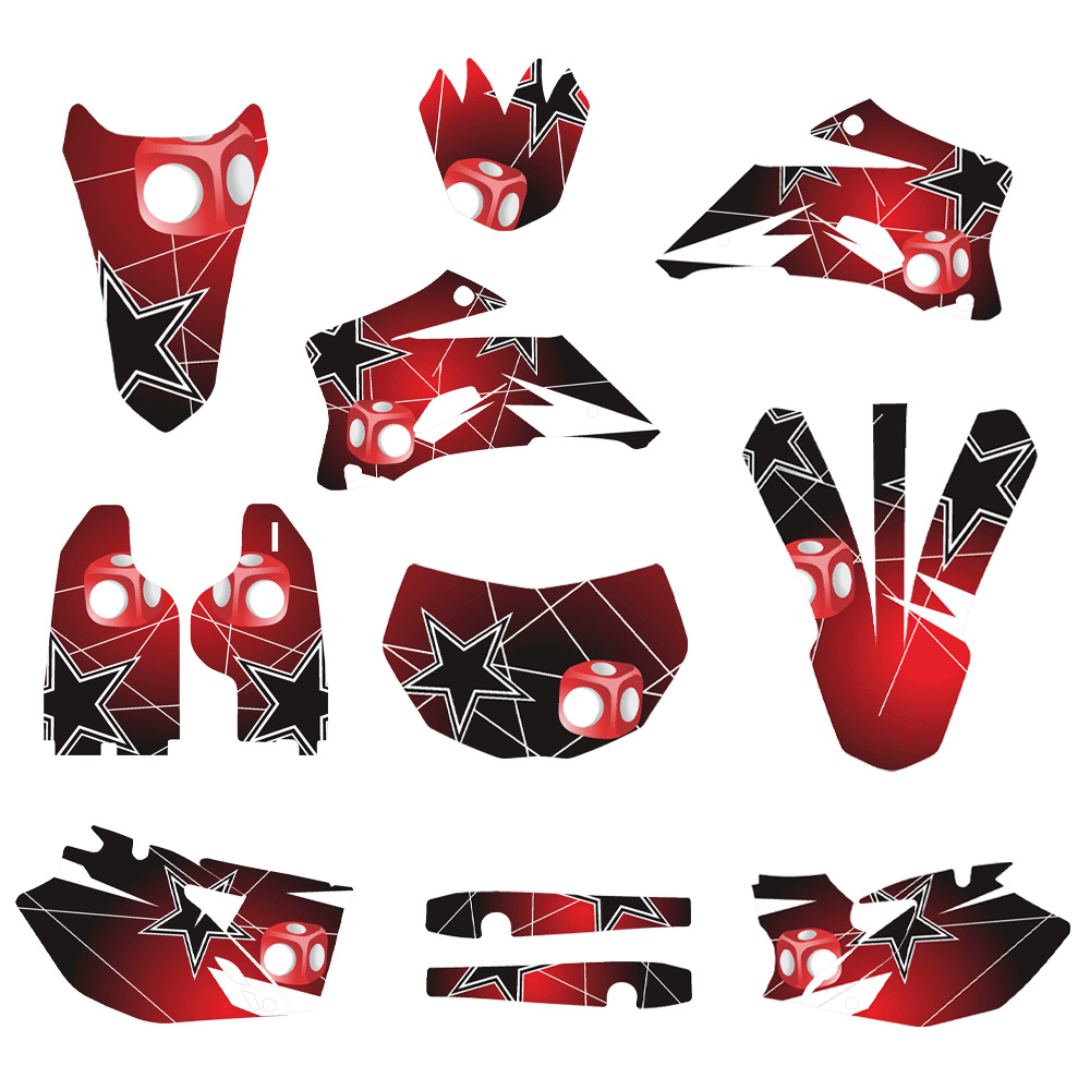 Conjunto completo de pegatinas para motocicletas de carretera para YAMAHA WR450F 07-11 años WR250F 07-13 años image 4