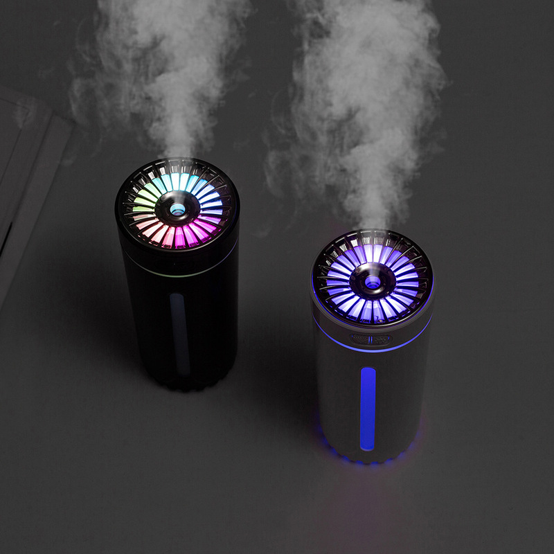 幻影杯车载加湿器 家用办公便携USB充电礼品LOGO七彩氛围灯加湿器|undefined