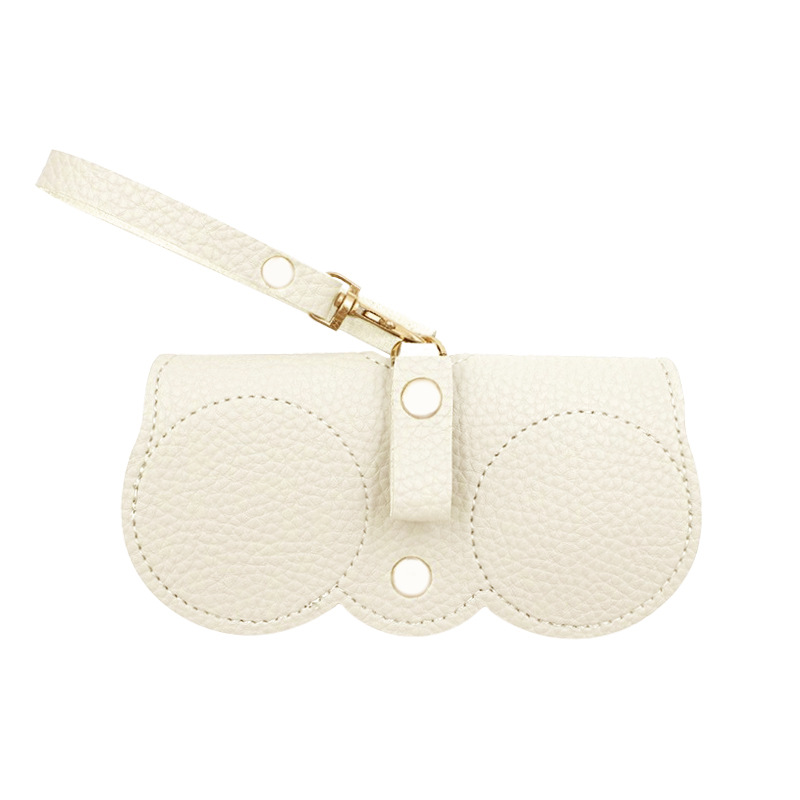 Gafas populares bolsa de almacenamiento portátil gafas de sol cubierta protectora colgante bolsa de gafas para viajar de moda y simple
