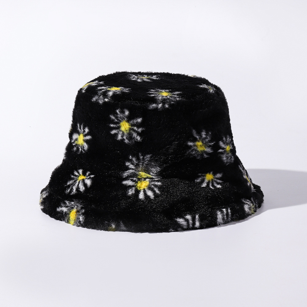 184g Weight Bucket Hat Hats Type Daily Occasion Polyester Material Flower Pattern Winter, Spring, Autumn Season Unisex Gender Basic Style Big Eaves Rim Unisex Basic Flower Big Eaves Bucket Hat 7