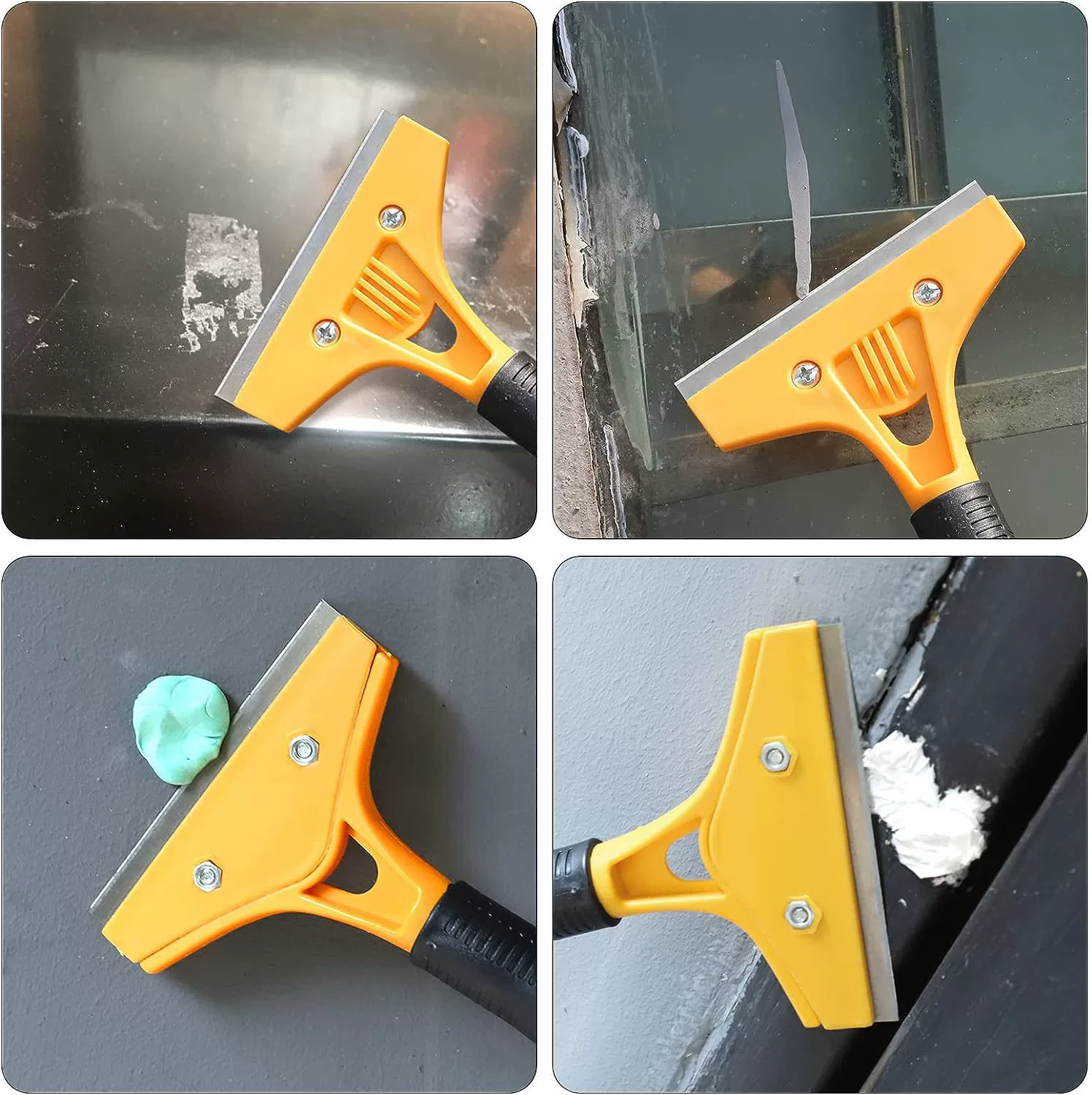 12-piece multi-functional cleaning blade convenient glass tile cleaning tool scraper special for seam construction