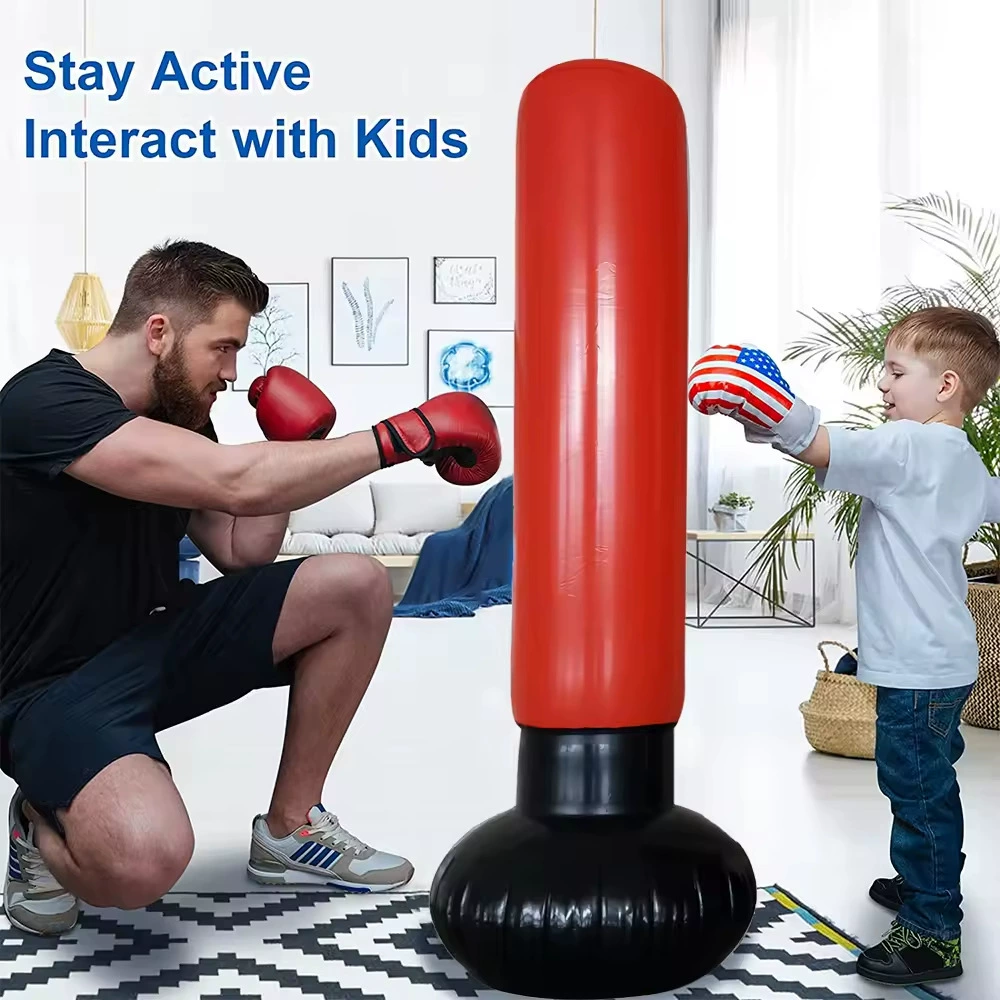 Оптовая продажа: надувная колонна-антистресс из ПВХ, игрушка для детей, наполняемая водой, для разминания и снятия стресса, мешок для ударов (тумблер)