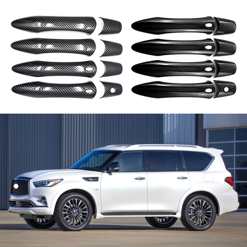 Suitable for 14-24 Infiniti QX56 QX80 Z62 handle door bowl handle decorative protective equipment