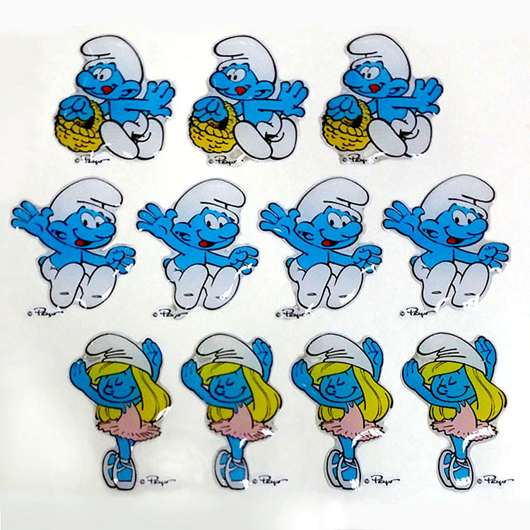 DIY卡通滴塑贴标   滴胶标贴   水晶滴胶不干胶贴纸