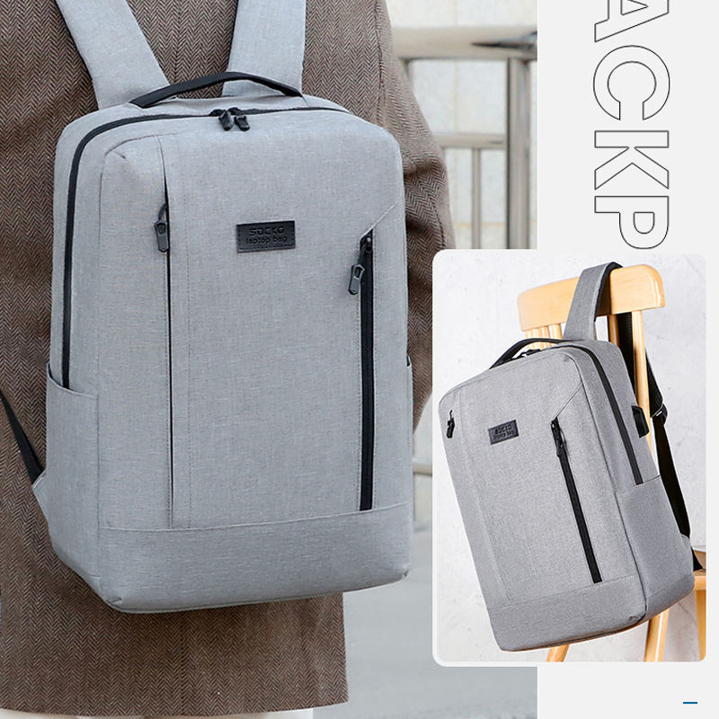 Notebook Backpack Computer Bag 14inch 15inch Korean Style Fresh Style for Men and Women College Students High School Bag with Silk Flowers