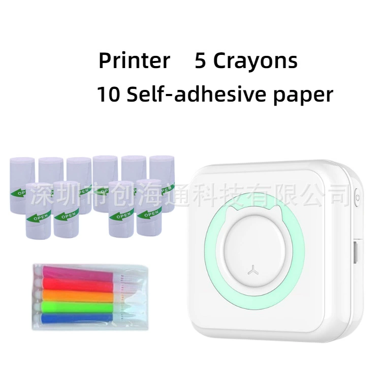 #Portable Mini Printer Portable Wireless Thermal Photo Printer Pocket Student Mini