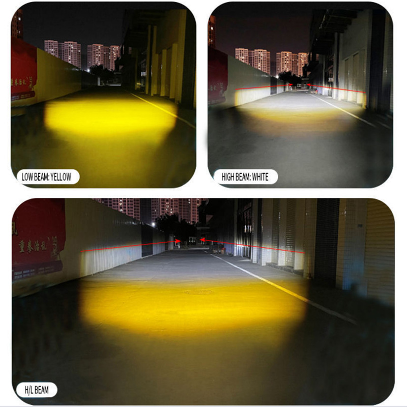 Lente delanteros U7 de alta potencia delanteros de automóviles motocicleta delanteros LED cañón láser foco