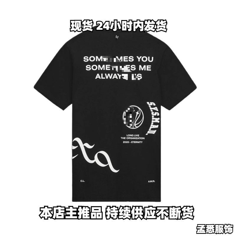 25Ss New Nocta Joint Series Unisex Summer Short-Sleeved T-Shirt Pure Cotton Sports Top Loose Fit