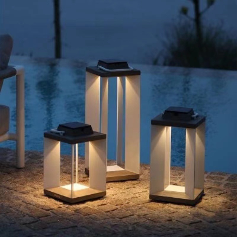 Solar-powered cordless lawn light courtyard outdoor waterproof movable landscape light villa garden decorative light