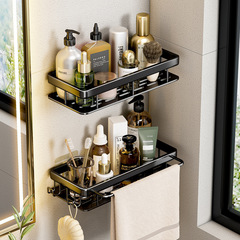 Bathroom shelf without drilling, bathroom washroom washstand storage wall-mounted kitchen toilet shower room wall hanging