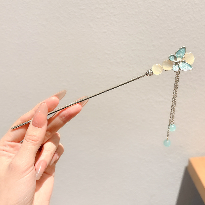 1 horquilla de mariposa azul