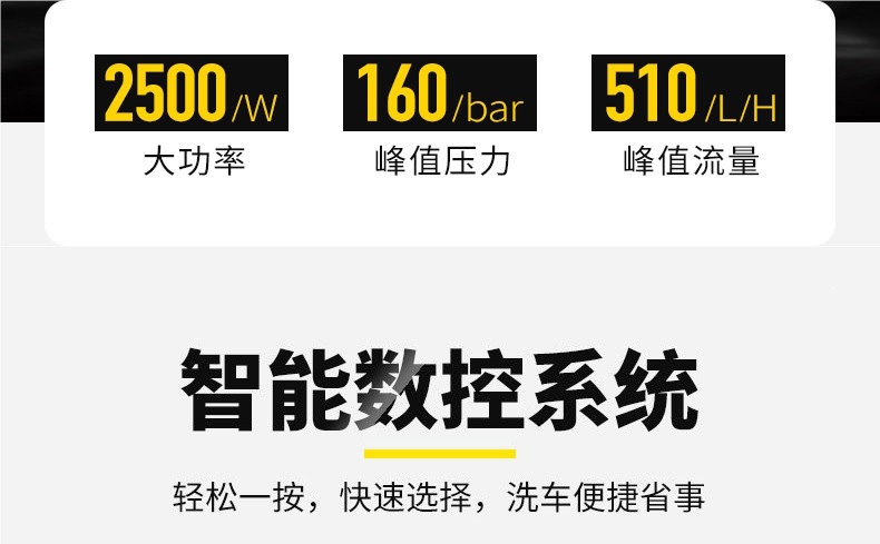 Lava High-Pressure Car Washing Machine for Home Use 220V High-Pressure Water Gun Garden Cleaning Machine High-Power Powerful Floor Cleaning and Car Washing Pump