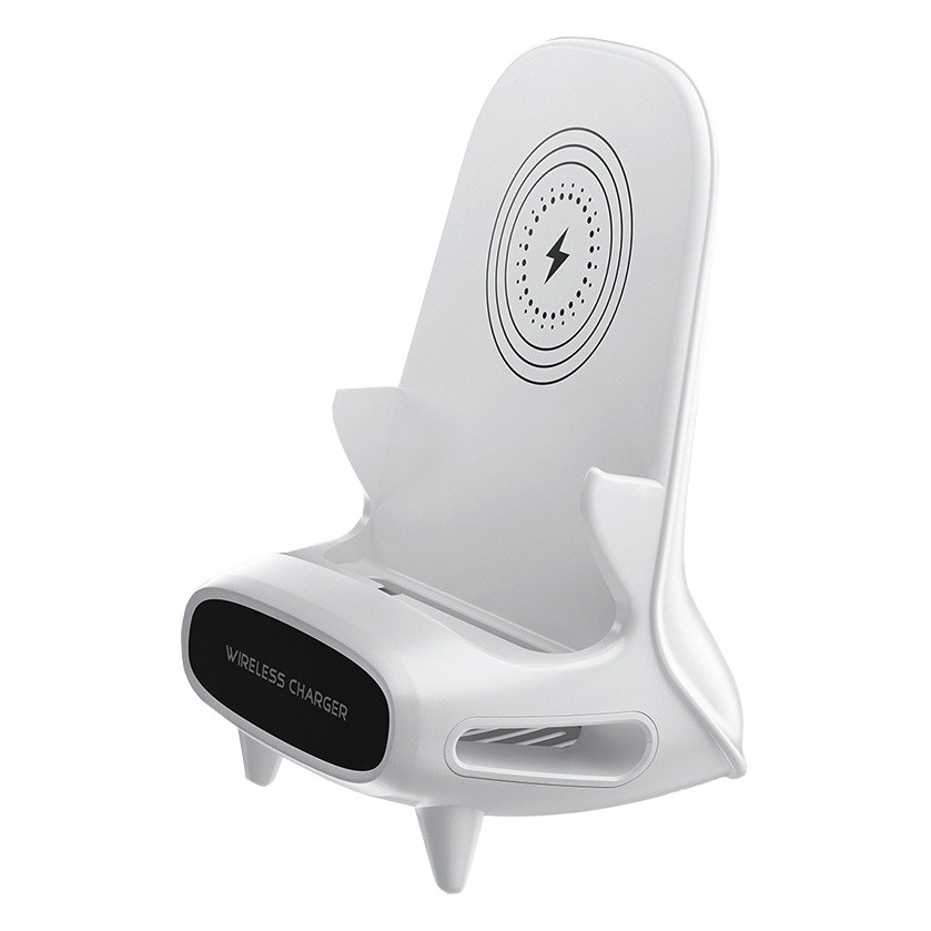 En stock al por mayor nueva silla de escritorio V8 cargador inalámbrico M111 soporte de teléfono móvil cargador de soporte de teléfono móvil aromaterapia