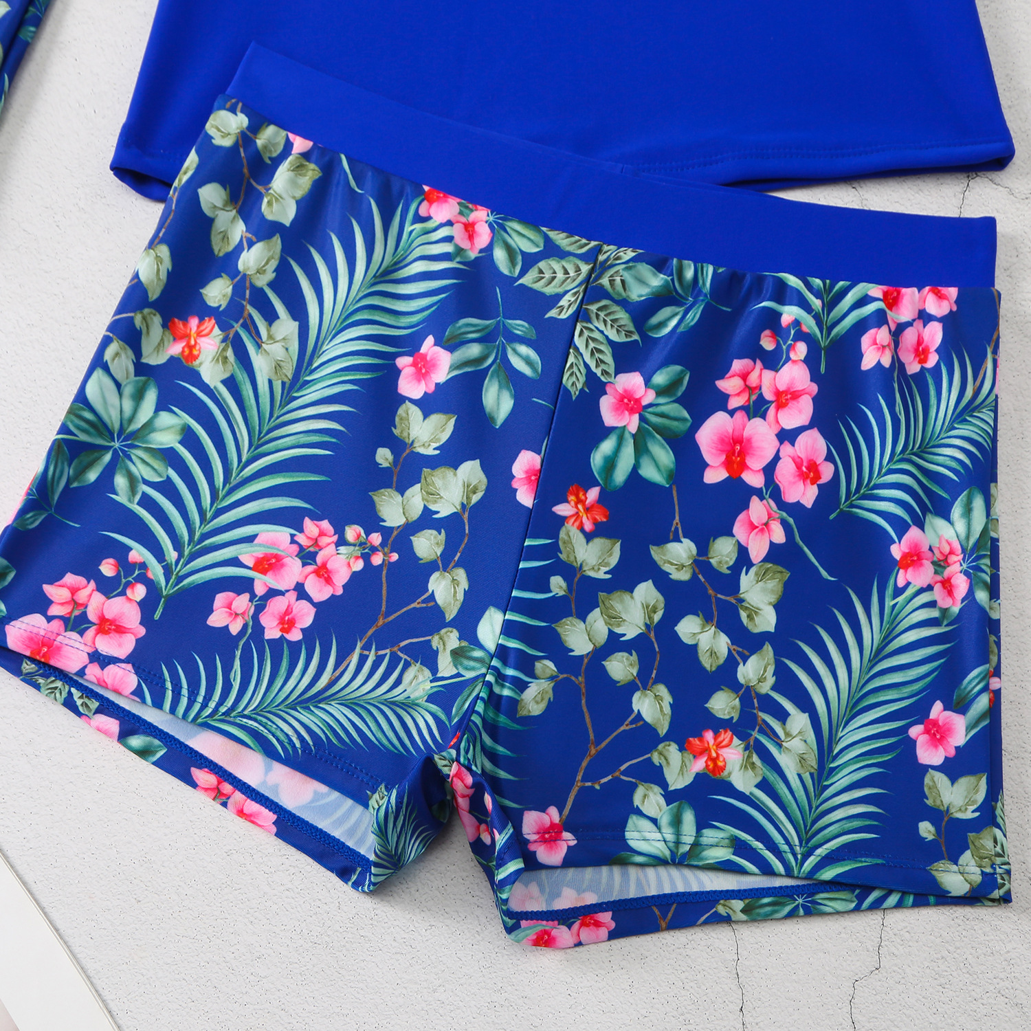280g Weight Boxers Panties Style Polyester Fabric Type 2 Pieces Set Quantity Casual, Swimming Pool Occasion Ditsy Floral Pattern Women's Gender Women's Ditsy Floral 2 Pieces Set Bikinis Swimwear 22
