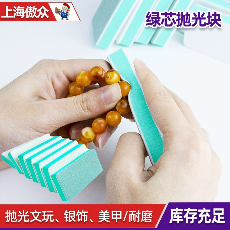 Фабрика оптовая полировальная доска с двумя сторонами зеленого ногтя