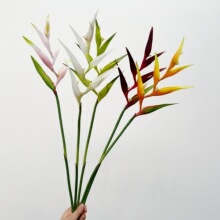 含阳热带花仿真花蝎尾蕉植物火鹤鹤望兰手感家居插花摆件装饰配材