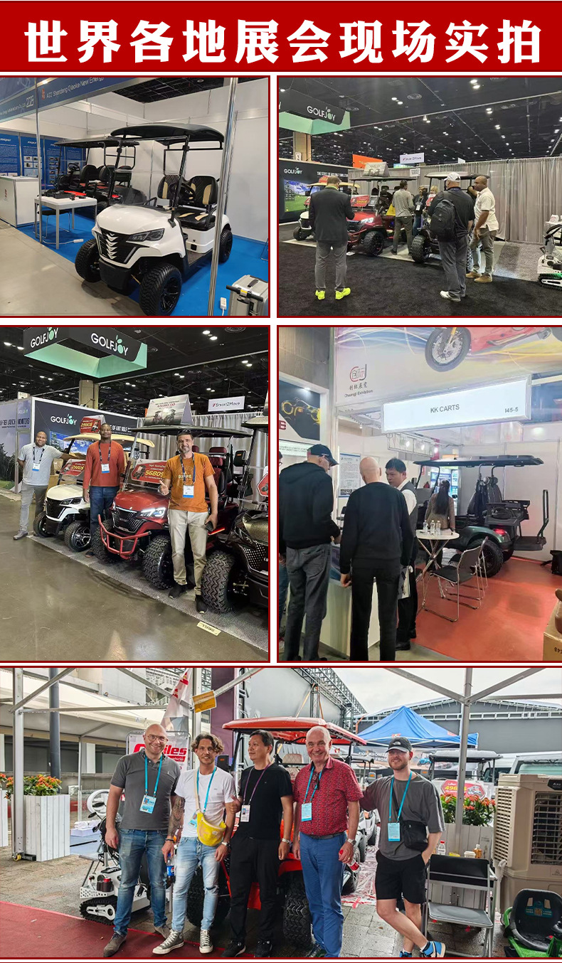 New model, two-seater golf cart powered by a lithium battery, off-road version, heavy-duty electric farm vehicle with hydraulic dump function