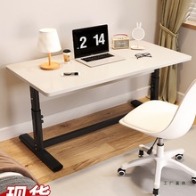 可升降桌台式电脑桌书桌家用学生学习桌简约写字桌子办公桌工作台
