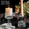Striped double -headed candlestick