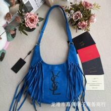 复古Y家跨境热卖纯色轻奢流苏美式废土风日常设计感通勤女包