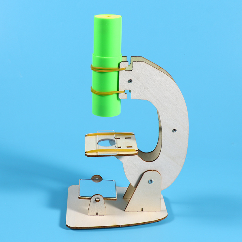 Science and Technology Small Invention DIY Homemade Microscope Kidsren's Hand-Assembled Physics Experiment Material Package Model Science and Technology Small Invention DIY Homemade Microscope Kidsren's Hand-Assembled Physics Experiment Material Package Model