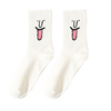 Demi-season cartoon brand sports cute knee socks, mid-length