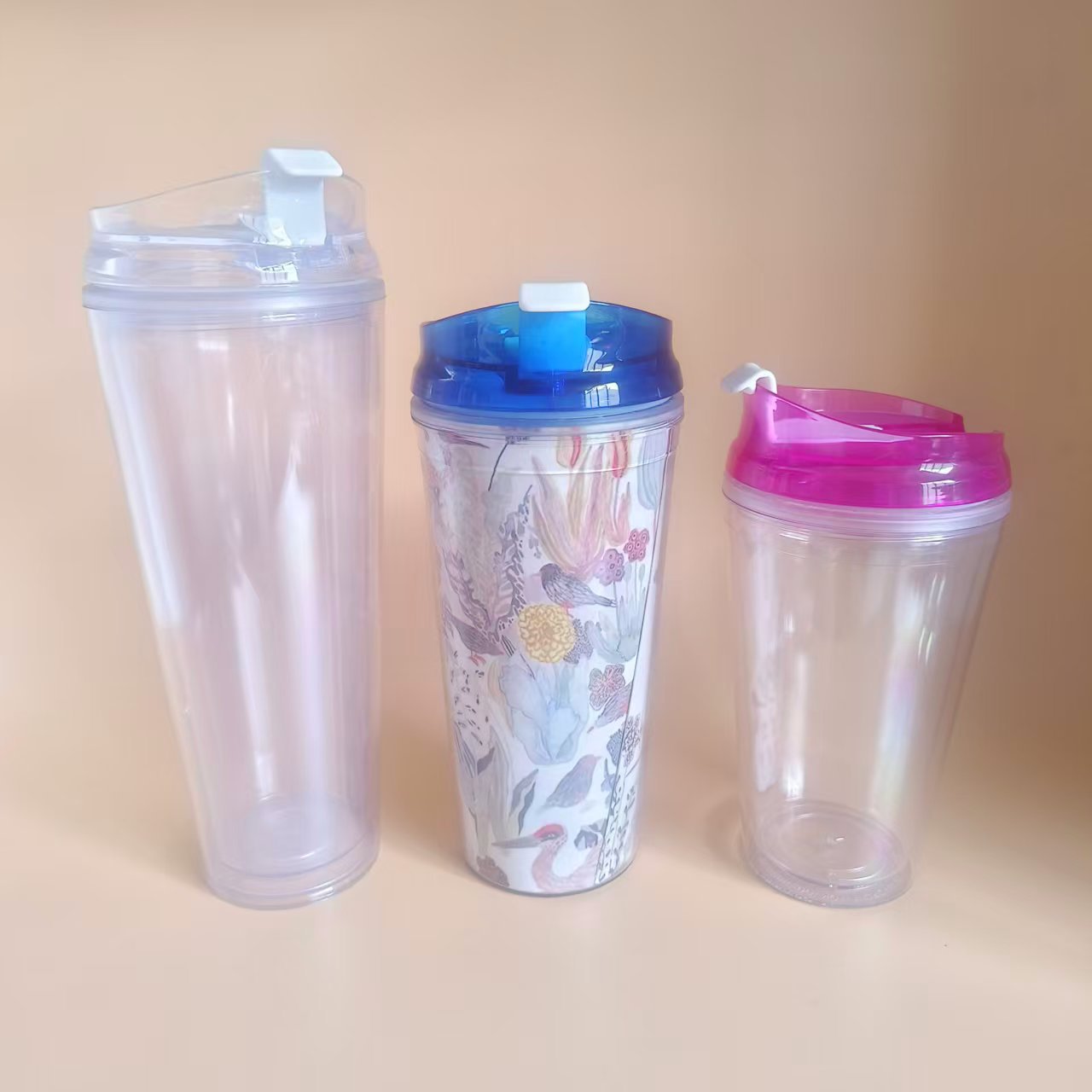 500-700ml Large-Capacity Water Cup with Double-Layer Insulation and a Simple, Elegant Design That Can Be Used as a Cardboard Cup