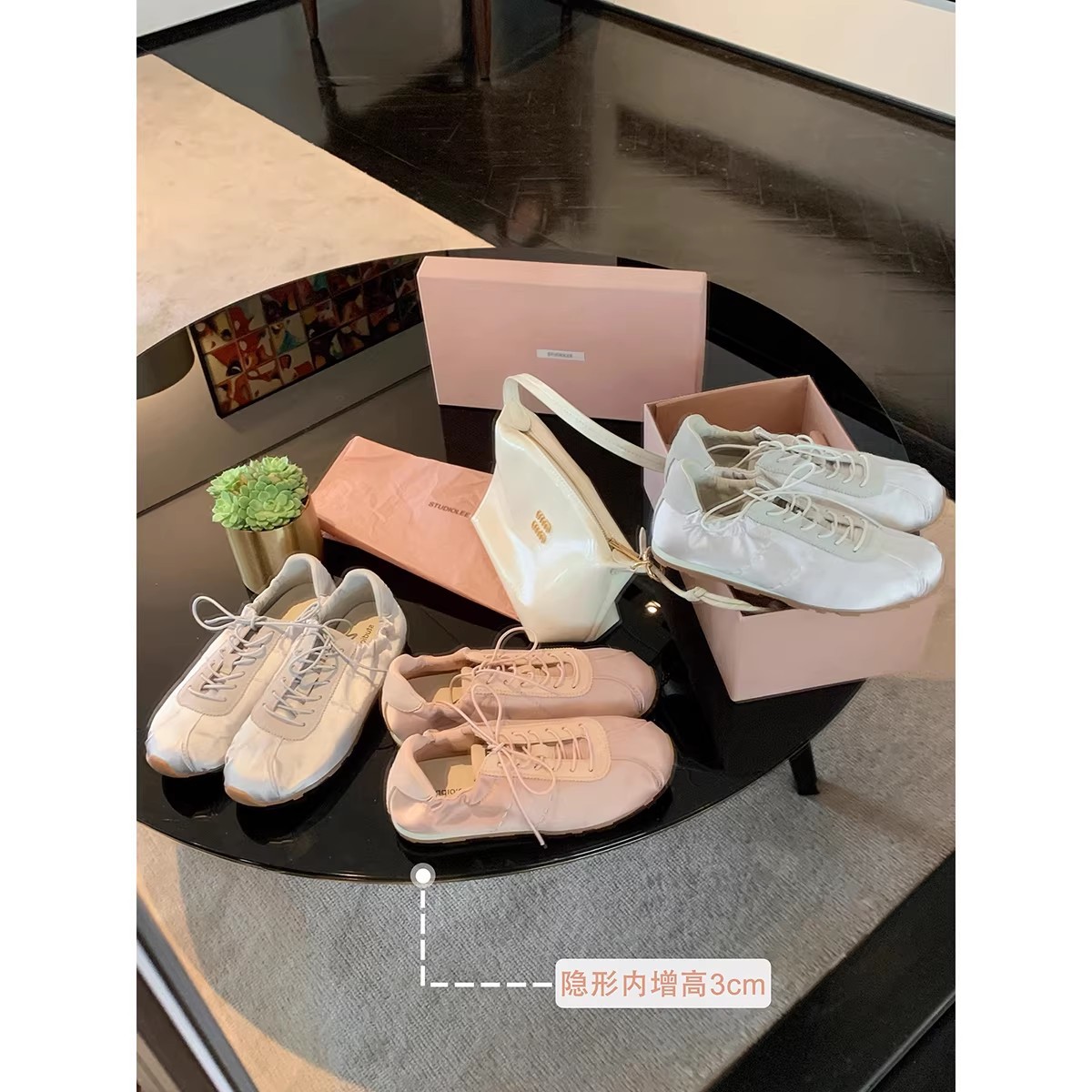 Elite retro soft elegant comfortable dancing GAT shoes flat for…