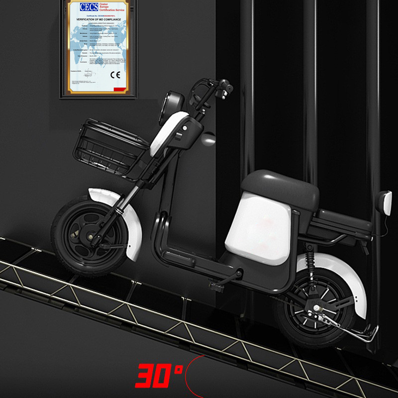 Nuevo vehículo eléctrico estándar nacional nueva bicicleta eléctrica estándar Q8 diario de cercanías batería de litio 48V Sin escobillas