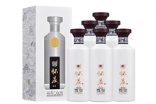 现货 白酒 批发怀庄白玉 53度 酱香500毫升 6瓶装 原装箱，有袋子