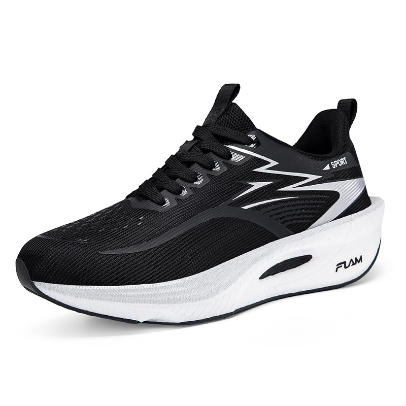 Nuevos zapatos de carreras transpirables para parejas elásticos de carbono zapatos deportivos de carreras de velocidad para hombres y mujeres zapatos de maratón profesionales para hombres image 6