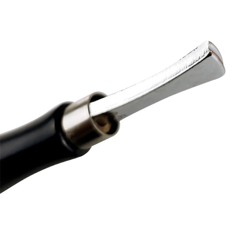 Herramienta de cuero línea de borde de haya ventilador de borde de prensa ventilador de ranura superficial borde prensa cincel