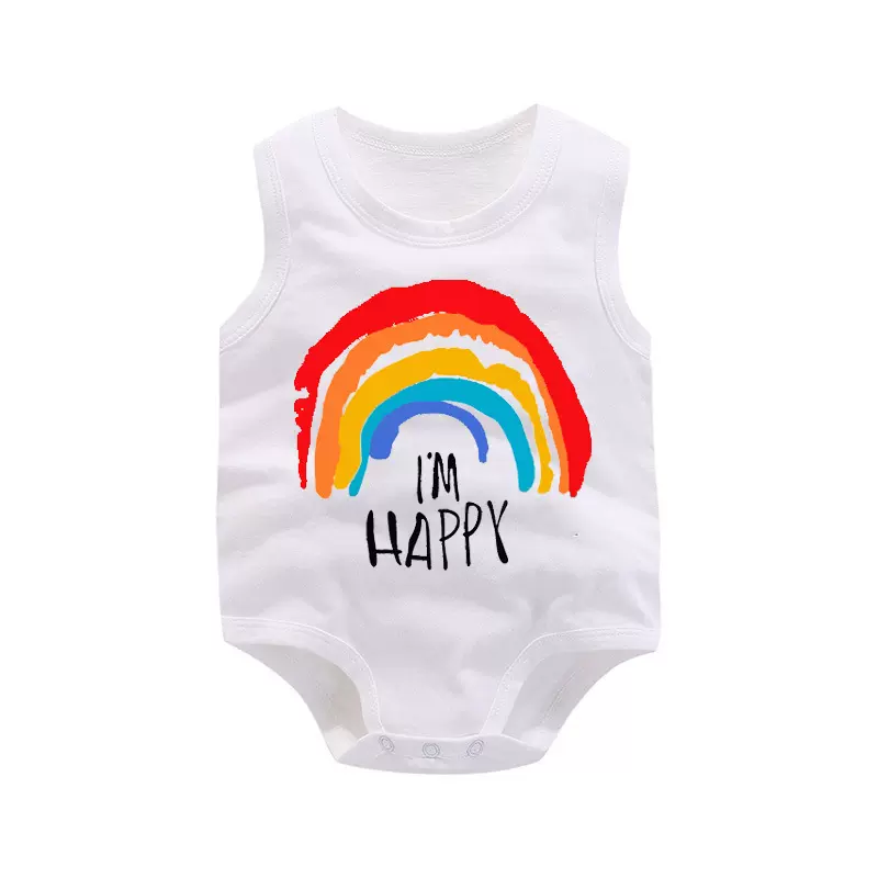 婴幼儿包屁衣夏季纯棉薄款新生儿衣服哈衣三角爬宝宝连体衣外出服