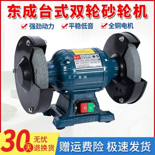 Dongcheng Bench Grinder S1E125/150/200 Stone Grinder Knife Sharpener Vertical Small Grinder Electric