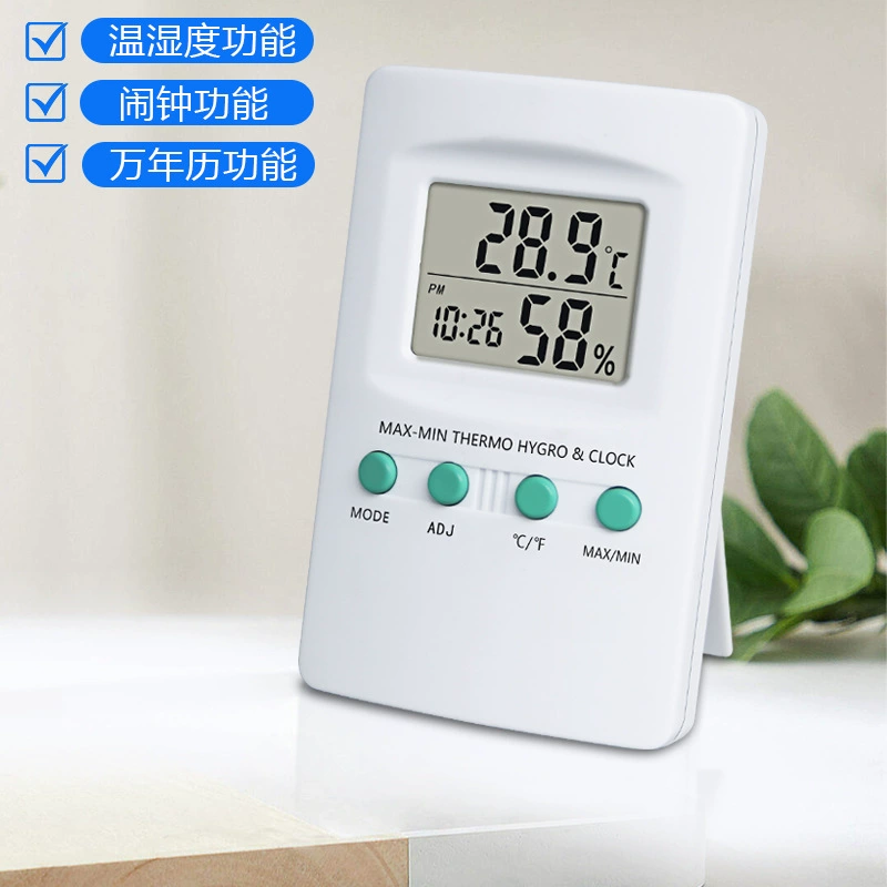 Многофункциональный домашний термометр с будильником времени Высокая точность крытый электронный термометр цифровой термометр