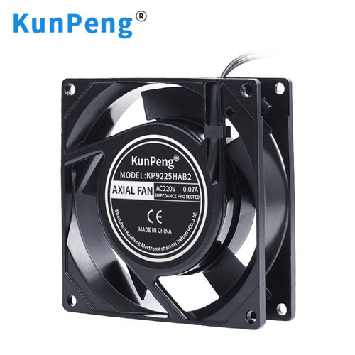 9025 cooling fan 9225 violent fan ball silent 9cm snowflake machine refrigeration machine 220V cooling fan