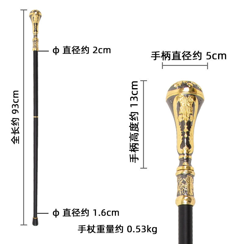 Британский стиль металлическая свадебная реквизит Woors, gentlemen cane Civilized stick cane, британская ручка, создание креативной трости
