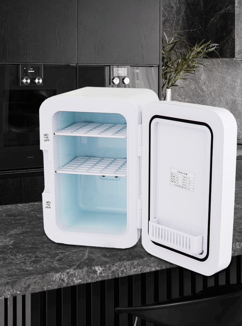 Epp 8L Digital Display Set Temperature Car Mini Refrigerator Dual-purpose Small Household Rental Refrigerator
