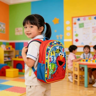 新款小学生双肩书包加工卡通可爱牛津布出口学校教育背包卡通可爱