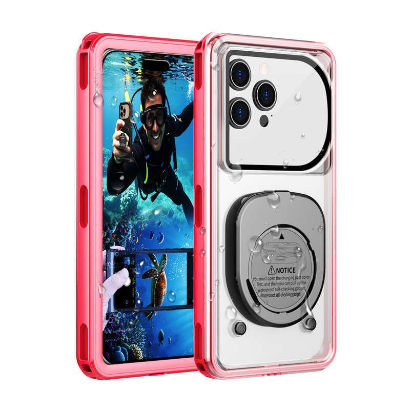 自己検査防水携帯電話ケース完全密封 Apple Huawei Samsung 防雨、落下防止、雪防止携帯電話ケースダイビングに適しています|undefined
